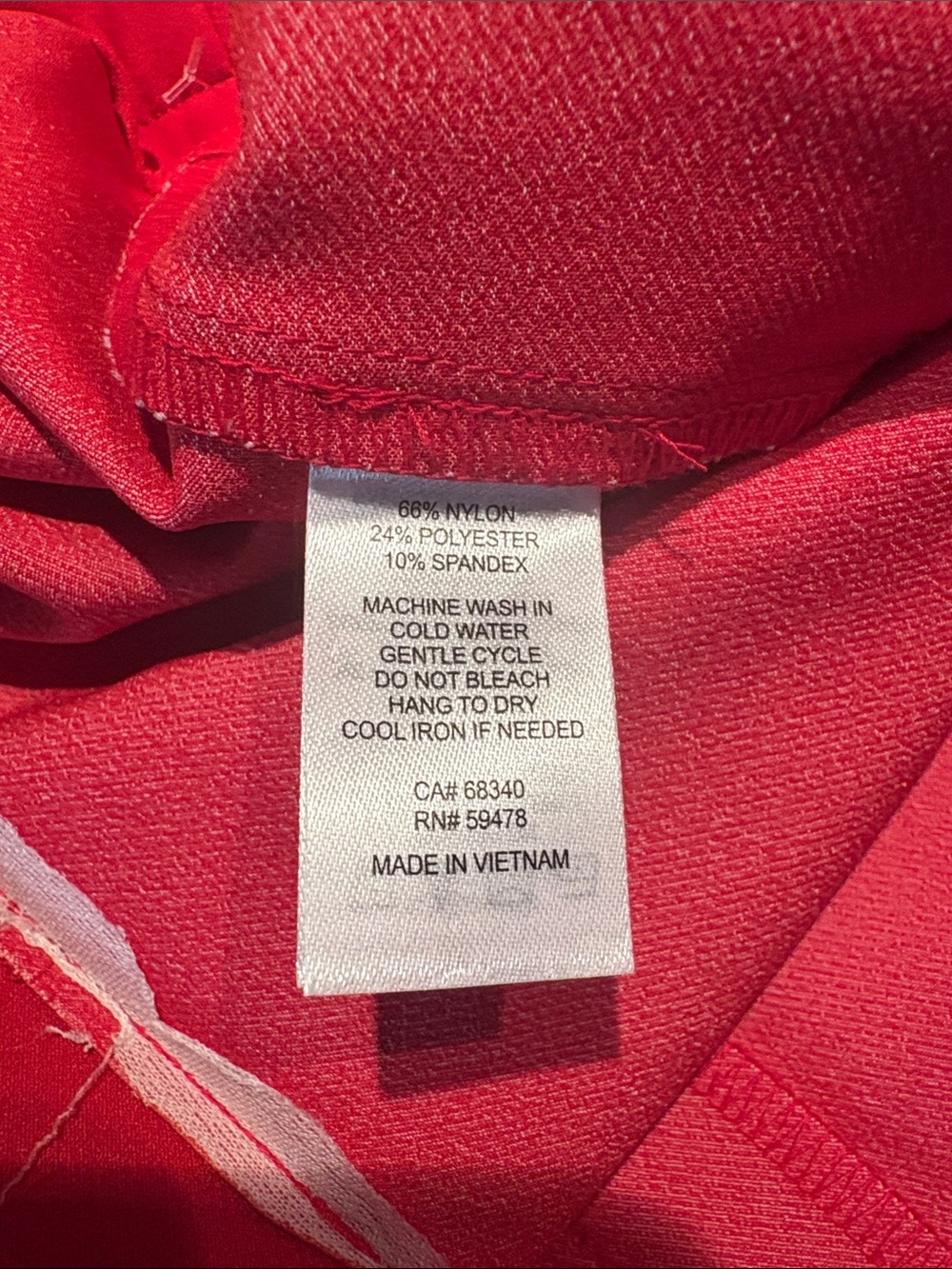 Rachel Zoe Vibrant Red Cropped Slim Ankle Pants Size 14 — Think Holidays — NWOT - Picture 8 of 11